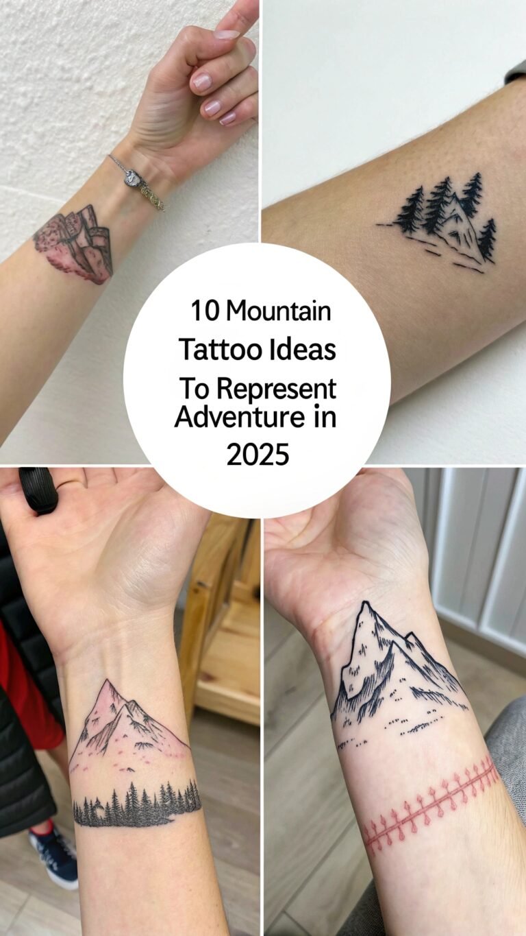 10 Mountain Tattoo Ideas to Represent Adventure in 2025