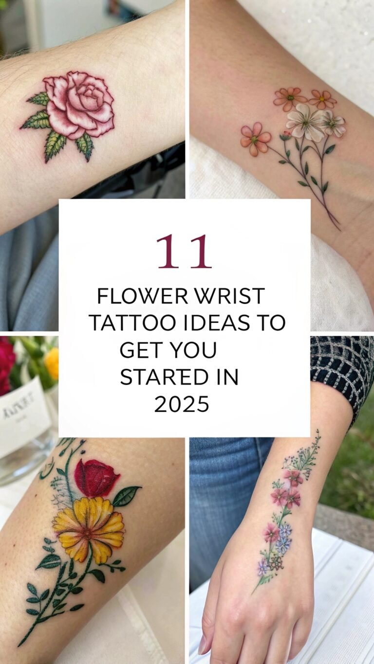 11 Flower Wrist Tattoo Ideas to Get You Started in 2025