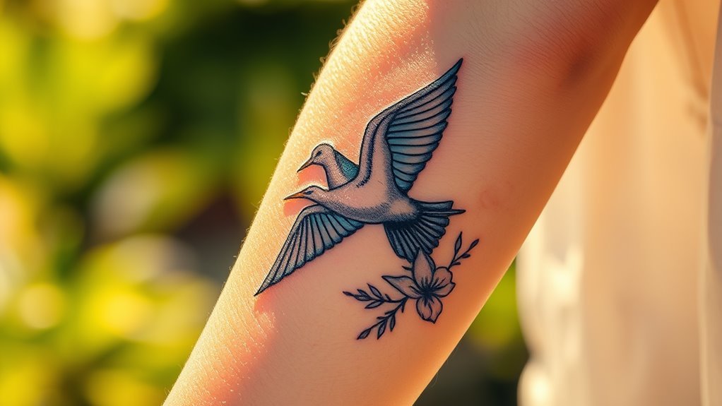 crane tattoo symbolism explained