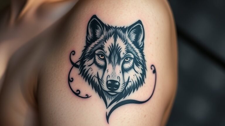 lone wolf tattoo symbolism