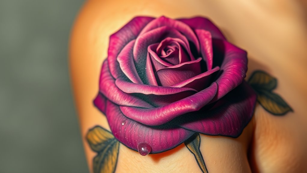 symbolism of purple rose