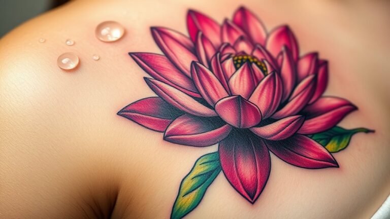 water lily tattoo symbolism